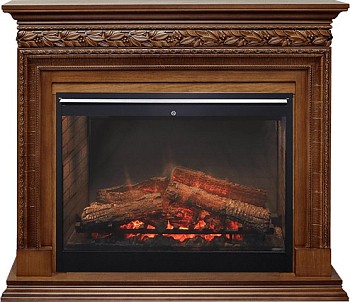 Каминокомплект Dimplex Valletta - Орех (Ширина 1245 мм) с очагом Symphony 30'' DF3020-INT