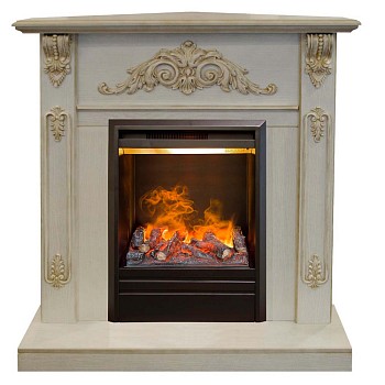 Электрокамин RealFlame Anita Corner (угловой) WT с Olympic 3D