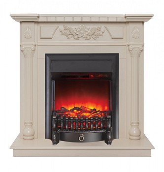 Электрокамин RealFlame  Dacota WT с очагом Fobos Lux Black RC