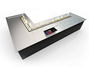 Автоматический биокамин ZeFire М 1000x1400 угловой шлифованный