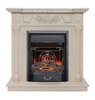 Электрокамин RealFlame  Dacota WT с очагом Majestic Lux Black