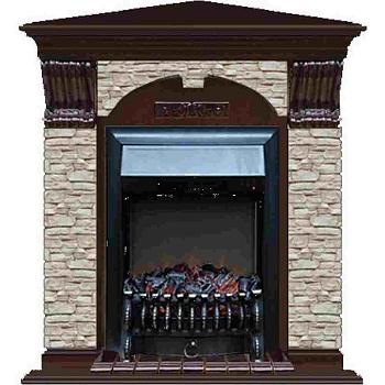 Каминокомплект Glenrich Арочный Арбат угловой (Fobos)