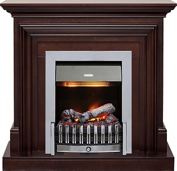 Каминокомплект Dimplex Bradford - Темный дуб с очагом Danville Chrome FB2