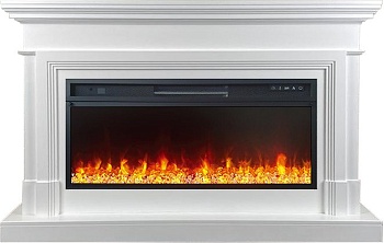 Каминокомплект Royal Flame  Coventry - Белый (Ширина 1400 мм) с очагом Vision 42 LED