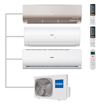 Мульти сплит-система настенная Haier AS35S2SF2FA-G / AS25S2SF2FA-W / AS07TS6HRA-M / 3U70S2SR5FA Inverter