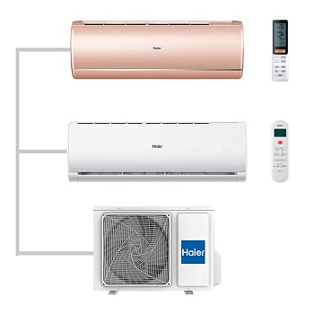 Мульти сплит-система настенная Haier AS25S2SJ2FA-G / AS07TS6HRA-M / 2U40S2SM1FA Inverter