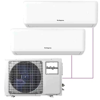 Мульти сплит-система настенная Berlingtoun BMI-12AIN1 / BMO-21/3AIN1 DC Inverter 12+12