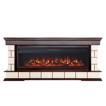 Каминокомплект Royal Flame  Shateau 60 - Темный дуб с очагом Vision 60 LOG LED