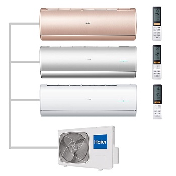 Мульти сплит-система настенная Haier AS35S2SJ2FA-G / AS35S2SJ2FA-S / AS35S2SJ2FA-W / 3U70S2SR5FA Inverter