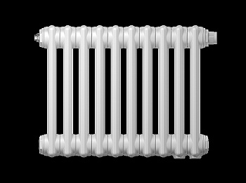 Радиатор трубчатый Zehnder Charleston Retrofit 2056, 16 сек.1/2 бок.подк. RAL9016 (кроншт.в компл)