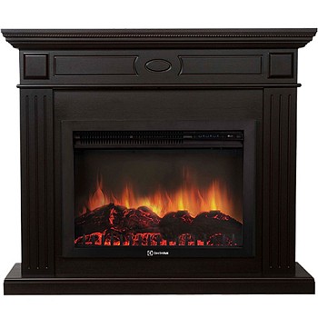 Каминокомплект Electrolux Bianco 26/30 с очагом EFP/P-2620RLS шпон венге