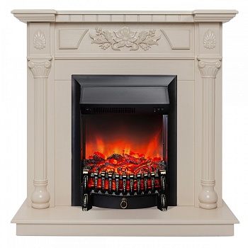 Электрокамин RealFlame  Dacota WT с очагом Fobos Lux Black