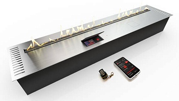 Автоматический биокамин ZeFire М 1400 шлифованный с ДУ