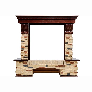 Портал Dimplex Pierre Luxe - Темный дуб / Сланец (Высота 1040мм)