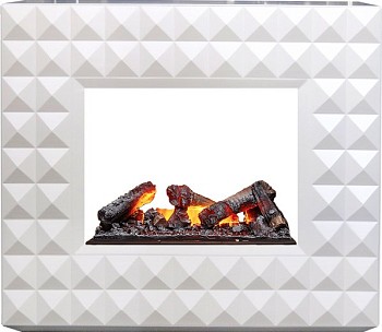 Каминокомплект Dimplex Diamond - Бьянко белый с очагом Cassette 600 NH