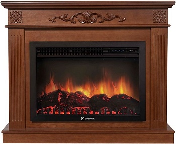 Каминокомплект Electrolux Noce 30 с очагом EFP/P-3020LS шпон темный дуб