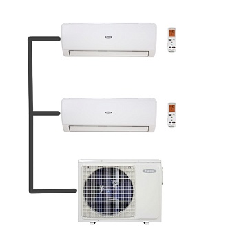 Мульти сплит-система Бирюса BM3-H21/4DR3 + BMWM-H07/4R3 + BMWM-H12/4R3