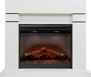 Каминокомплект Dimplex Lindos - Белый (Высота 985мм) с очагом Symphony 26'' DF2608-INT
