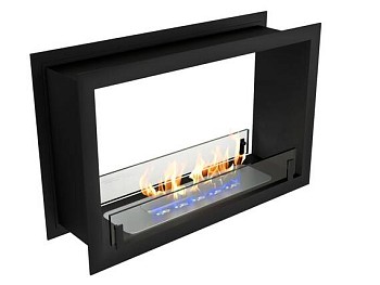 Встраиваемый биокамин Zefire Contour сквозной 700 (Estetic Flame)