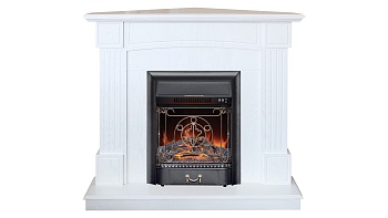 Электрокамин RealFlame  ANDREA Corner WT с Majestic BL Lux S