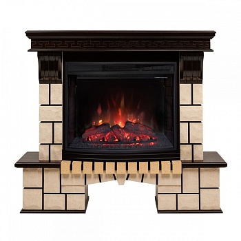 Электрокамин RealFlame Stone 25/25,5 AO с очагом Evrika 25,5