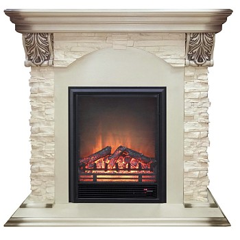 Электрокамин RealFlame Dublin Lux WT с Eugene
