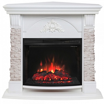 Электрокамин RealFlame  Athena Corner GR с очагом Evrika 25,5