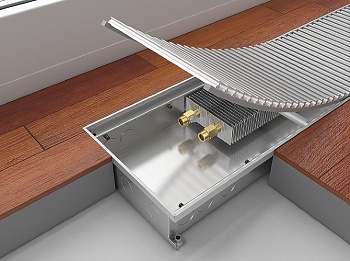 Конвектор внутрипольный MINIB RT с вентилятором T80 80-243-2500