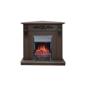 Электрокамин RealFlame  Dominica Corner DN с  очагом Fobos S Lux Black