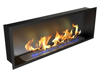 Встраиваемый биокамин Zefire Fest 1300 со стеклом (Estetic Flame)
