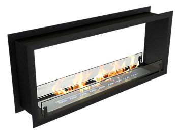 Встраиваемый биокамин Zefire Contour сквозной 1100 (Estetic Flame)