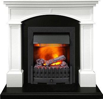 Каминокомплект Dimplex Langford - Белый с черным с очагом Danville Black FB2