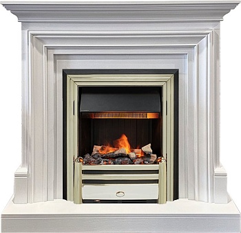 Каминокомплект Dimplex Bradford - Белый с очагом Cavendish