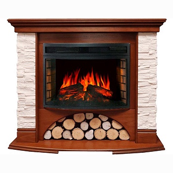 Каминокомплект Royal Flame  Village - Орех с очагом Dioramic 25 LED FX