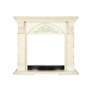 Портал Royal Flame  Rimini - Слоновая кость с патиной