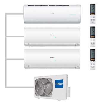 Мульти сплит-система настенная Haier AS25S2SJ2FA-W / AS35S2SF2FA-W / AS25S2SF2FA-W / 3U70S2SR5FA Inverter