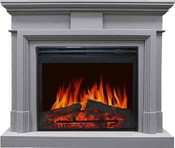 Каминокомплект Royal Flame  Coventry Grey - Серый с очагом Jupiter FX New