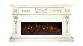 Электрокамин RealFlame  Corsica 42 WT с очагом Beverly 1000
