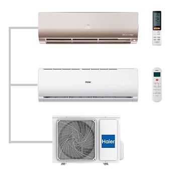 Мульти сплит-система настенная Haier AS25S2SF2FA-G / AS07TS6HRA-M / 2U40S2SM1FA Inverter