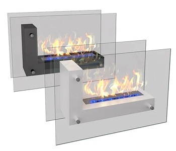 Биокамин напольный Zefire Fidero 1000 черный